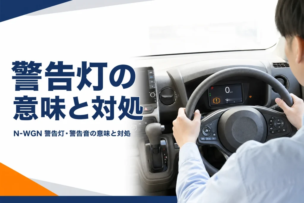 軽自動車のメーターに点いた警告灯