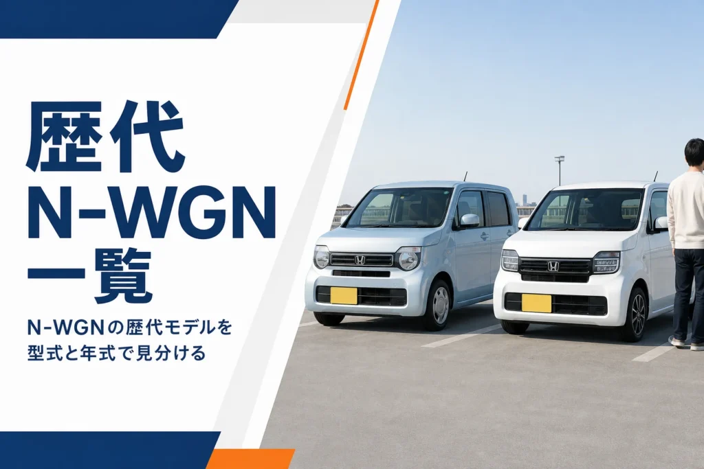 並んで停まる初代と2代目のN-WGN
